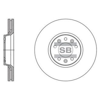 Гальмівний диск передній SD5004