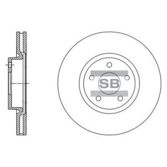 Гальмівний диск передній SD5304