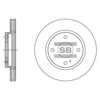 Гальмівний диск (передній) SD5306