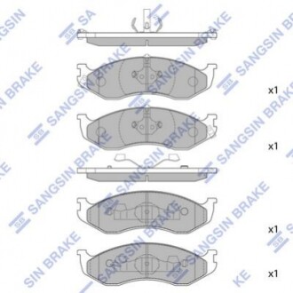 Дисковые тормозные колодки (передние) SP1112