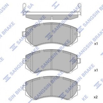 Тормозные колодки SP1492