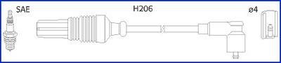 HITACHI CITROEN К-кт высоковольтных проводов Berlingo,C3,ZX,Peugeot 206,Partner 1.1/1.6 134497
