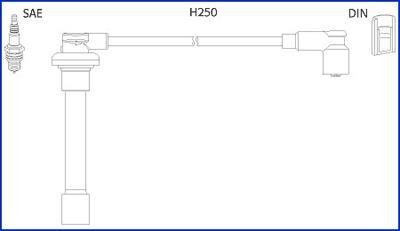 Комплект электропроводки HITACHI 134520 (фото 1)