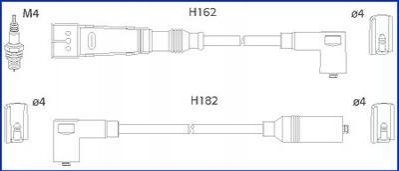 Комплект электропроводки HITACHI 134704 (фото 1)