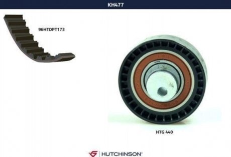 Комплект ГРМ HUTCHINSON KH477 (фото 1)
