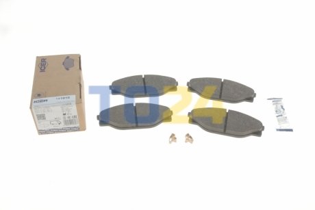 Комплект гальмівних колодок (дискових) 141010