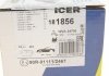 Тормозные колодки (передние) ICER 181856 (фото 10)