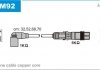 К-кт В.В. проводів (силікон) Audi A3/A4, Skoda Octavia, VW1.6 96- Janmor ABM92 (фото 1)