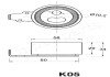 Устройство для натяжения ремня, ремень ГРМ JAPANPARTS BE-K05 (фото 3)