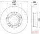 Гальмівний диск (задній) JAPANPARTS DP-0312C (фото 1)