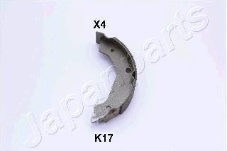 JAPANPARTS тормозные колодки барабан. KIA Sorento 02- GF-K17AF