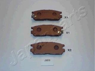 JAPANPARTS OPEL Тормозные колодки задн. FRONTERA A,B 2 PP-999AF