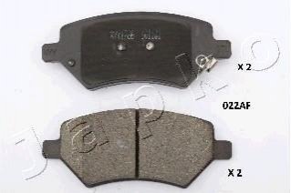 Колодки тормозные передние Fiat Doblo (00-, 10-)/Opel Combo D (12-) JAPK JAPKO 50022 (фото 1)