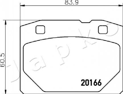 Колодки гальмівні (передні) Lada 2101/2102/2103/2104/2105/2106/2107 70-12 50044