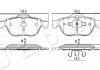 Колодки гальмівні (передні) Renault Laguna II 01-07/Espace IV/Vel Satis 02- JAPKO 500706 (фото 2)
