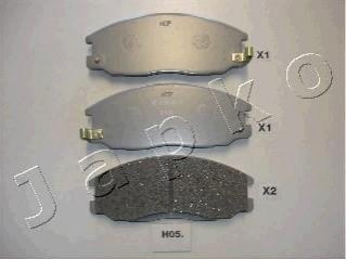 Дисковые тормозные колодки (передние) JAPKO 50H05 (фото 1)