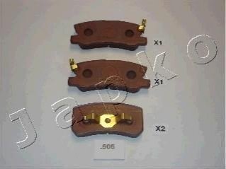 Дискові гальмівні колодки (задні) JAPKO 51505 (фото 1)