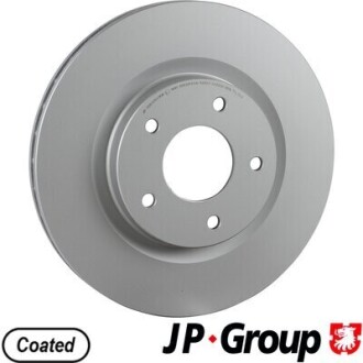 JP GROUP CITROEN Гальмівний диск передній C4 AIRCROSS 1.6 12-, MITSUBISHI ASX (GA_W_) 1.6 MIVEC (GA1W) 10- 3963101900