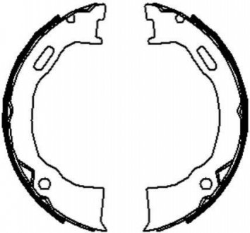 Барабанні гальмівні колодки (задні) 362645J