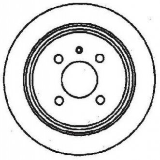 Тормозной диск (задний) Jurid 561132JC (фото 1)
