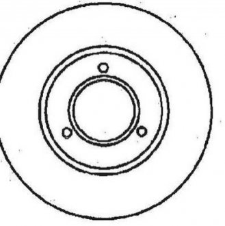 Гальмівний диск Jurid 561221J (фото 1)