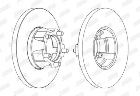 Гальмівний диск передній  VW LT 561308JC1