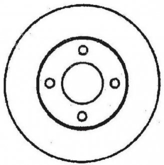 Гальмівний диск (задній) Jurid 561312JC (фото 1)