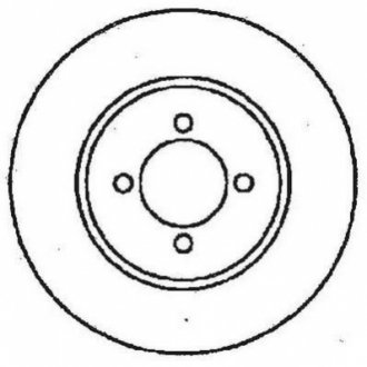 Гальмівний диск Jurid 561375JC (фото 1)