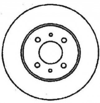 Гальмівний диск (передній) Jurid 561469JC (фото 1)