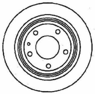 Гальмівний диск Jurid 561477JC (фото 1)