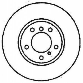 Гальмівний диск (передній) Jurid 561479JC (фото 1)