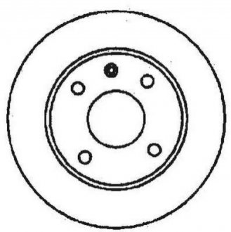 Тормозной диск (передний) Jurid 561491JC (фото 1)