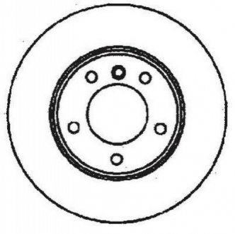 Тормозной диск (передний) Jurid 561551JC (фото 1)