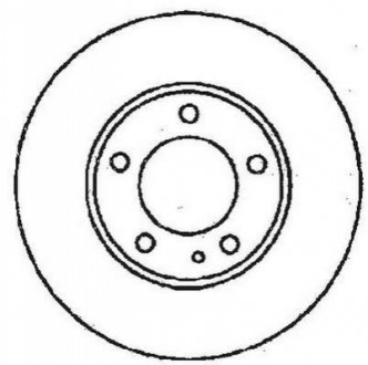 Гальмівний диск (задній) Jurid 561552JC (фото 1)