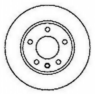 Тормозной диск вентилируемый (передний) Jurid 561609JC (фото 1)