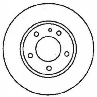Гальмівний диск (задній) Jurid 561717JC (фото 1)