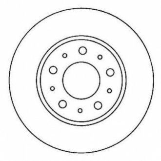 Тормозной диск (передний) Jurid 561866JC (фото 1)