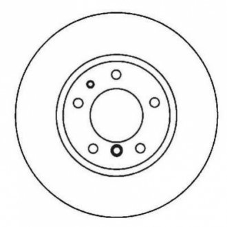 Гальмівний диск (задній) Jurid 561963JC (фото 1)
