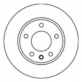 Гальмівний диск (задній) Jurid 562036JC (фото 1)