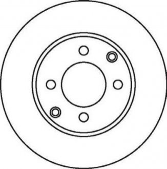 Тормозной диск (передний) Jurid 562055JC (фото 1)