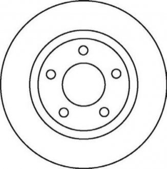 Гальмівний диск (передній) Jurid 562060JC (фото 1)