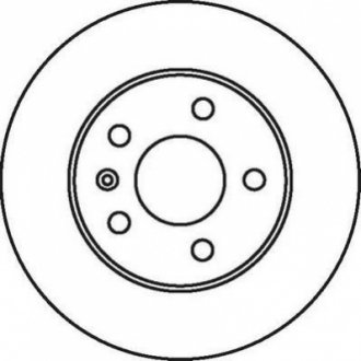 Тормозной диск (задний) Jurid 562072JC (фото 1)