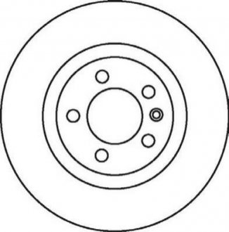 Гальмівний диск (передній) Jurid 562079JC (фото 1)
