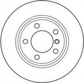 Тормозной диск (передний) Jurid 562090JC (фото 1)