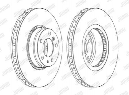 Гальмівний диск передній BMW 7-Series, Z8 562091JC1