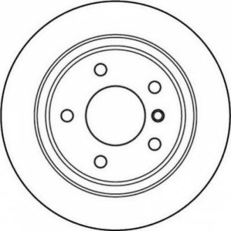 Тормозной диск (задний) Jurid 562094JC (фото 1)