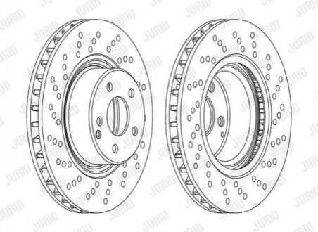 Диск тормозной MERCEDES 562101JC1