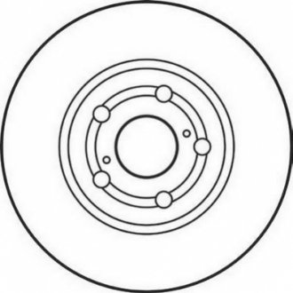Гальмівний диск (передній) Jurid 562125JC (фото 1)