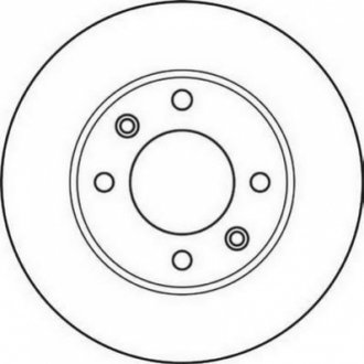 Тормозной диск (задний) Jurid 562130JC (фото 1)