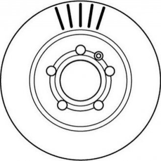 Гальмівний диск (задній) Jurid 562133JC (фото 1)